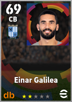 Einar Galilea — CB, OVR 69, MAX 69