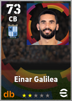 Einar Galilea — CB, OVR 73, MAX 73