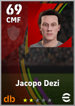 Jacopo Dezi eFootball player card