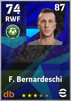 F. Bernardeschi eFootball player card