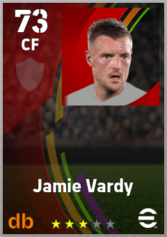 Jamie Vardy eFootball player card