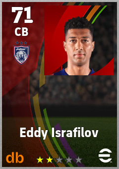 Eddy Israfilov — CB, OVR 71, MAX 71