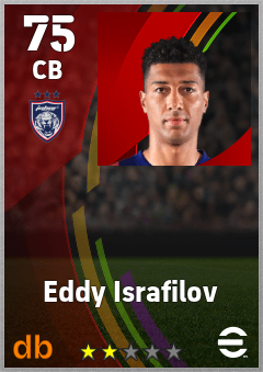 Eddy Israfilov — CB, OVR 75, MAX 75