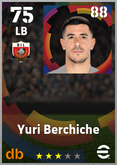 Yuri Berchiche eFootball player card