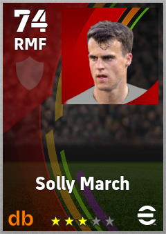 Solly March eFootball player card