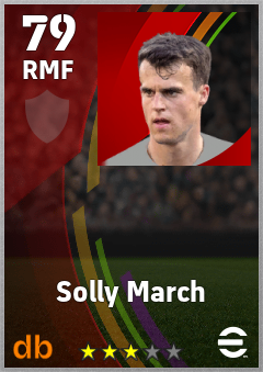 Solly March eFootball player card