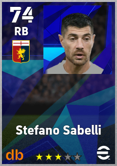 Stefano Sabelli eFootball player card