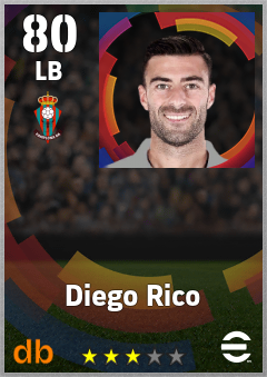 Diego Rico — LB, OVR 80, MAX 80