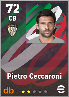 Pietro Ceccaroni — CB, OVR 72, MAX 72