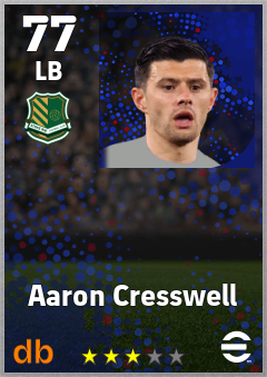 Aaron Cresswell — LB, OVR 77, MAX 85