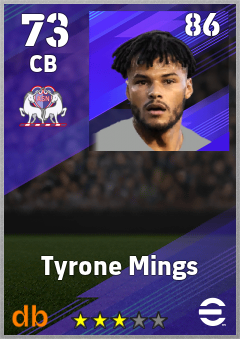 Tyrone Mings eFootball player card
