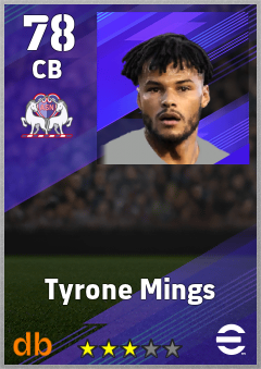 Tyrone Mings eFootball player card