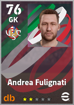 Andrea Fulignati — GK, OVR 76, MAX 76