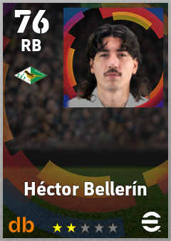 Héctor Bellerín eFootball player card