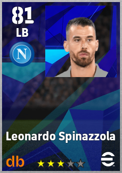 Leonardo Spinazzola — LB, OVR 81, MAX 88