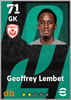 Geoffrey Lembet eFootball player card