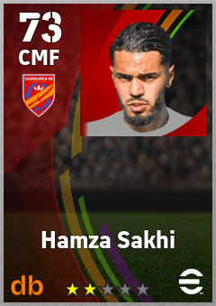 Hamza Sakhi — CMF, OVR 73, MAX 73