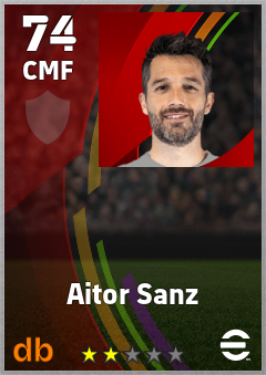 Aitor Sanz — CMF, OVR 74, MAX 74