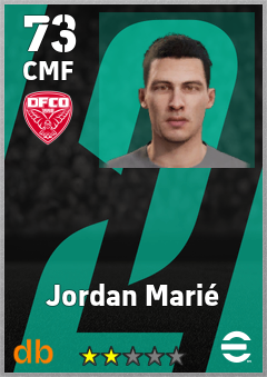 Jordan Marié — CMF, OVR 73, MAX 73