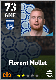 Florent Mollet eFootball player card