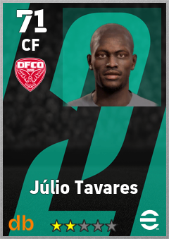 Júlio Tavares — CF, OVR 71, MAX 71