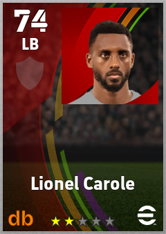 Lionel Carole — LB, OVR 74, MAX 74