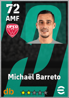 Michaël Barreto — AMF, OVR 72, MAX 72