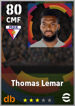 Thomas Lemar — CMF, OVR 80, MAX 87