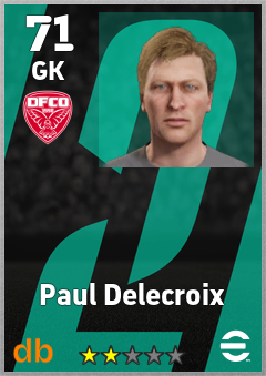 Paul Delecroix — GK, OVR 71, MAX 71