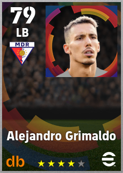 Alejandro Grimaldo eFootball player card