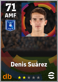 Denis Suárez eFootball player card