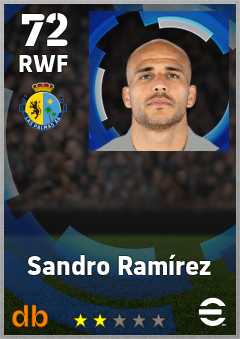 Sandro Ramírez eFootball player card