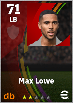 Max Lowe eFootball player card