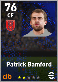 Patrick Bamford — CF, OVR 76, MAX 76
