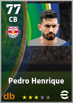 Pedro Henrique — CB, OVR 77, MAX 77