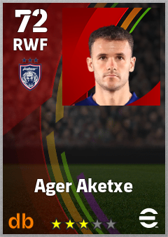 Ager Aketxe eFootball player card