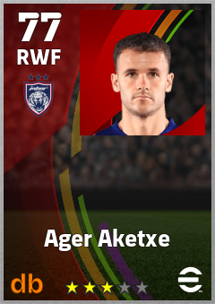 Ager Aketxe eFootball player card