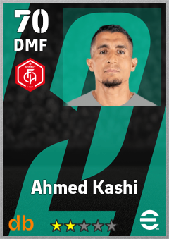 Ahmed Kashi — DMF, OVR 70, MAX 70