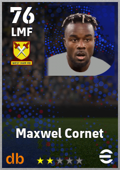 Maxwel Cornet — LMF, OVR 76, MAX 76