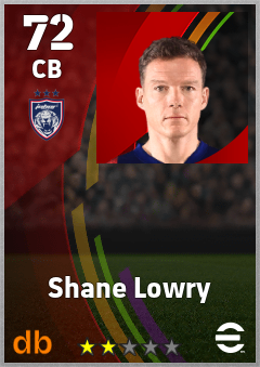 Shane Lowry — CB, OVR 72, MAX 72