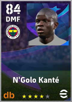 N'Golo Kanté — DMF, OVR 84, MAX 91