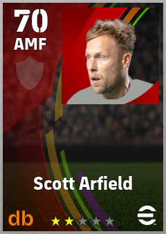Scott Arfield eFootball player card