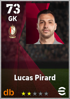 Lucas Pirard — GK, OVR 73, MAX 73