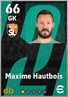 Maxime Hautbois — GK, OVR 66, MAX 66