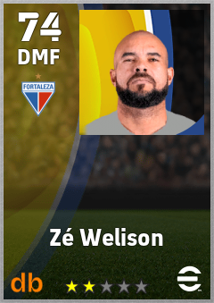 Zé Welison — DMF, OVR 74, MAX 74