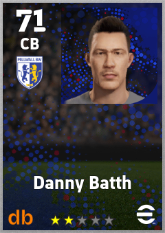 Danny Batth — CB, OVR 71, MAX 71
