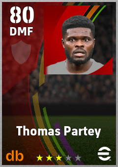 Thomas Partey eFootball player card