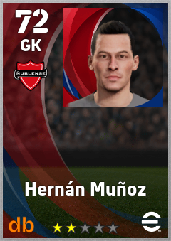 Hernán Muñoz eFootball player card