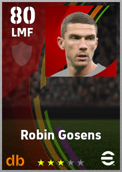 Robin Gosens eFootball player card