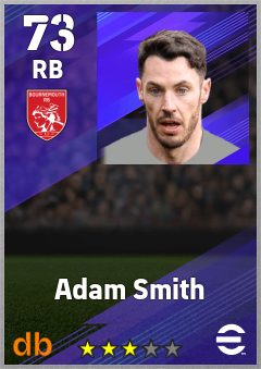 Adam Smith eFootball player card
